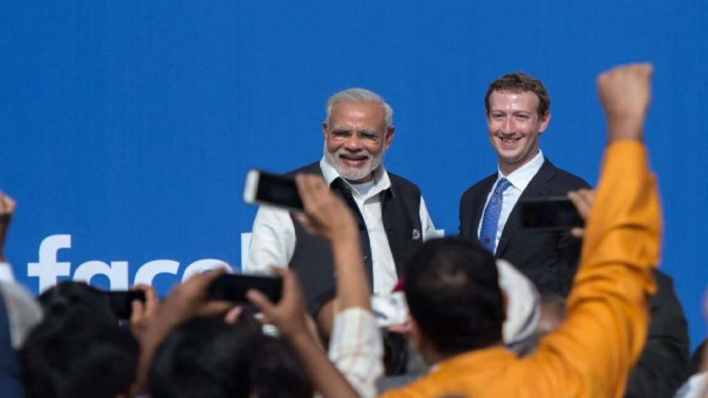 Mark Zuckerberg and Modi