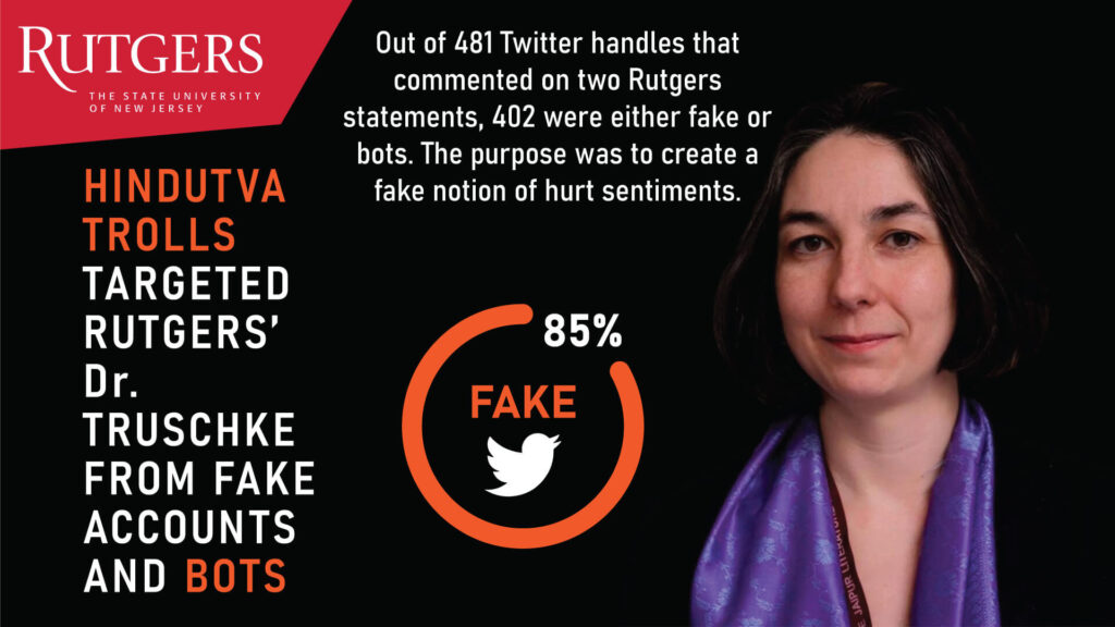 Letter to Rutgers University in Support of Dr. Audrey Truschke